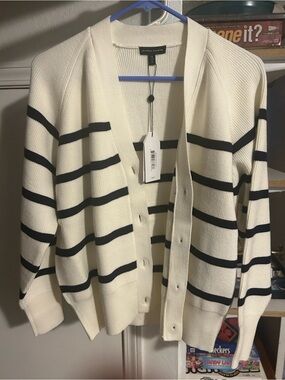 Striped cardigan